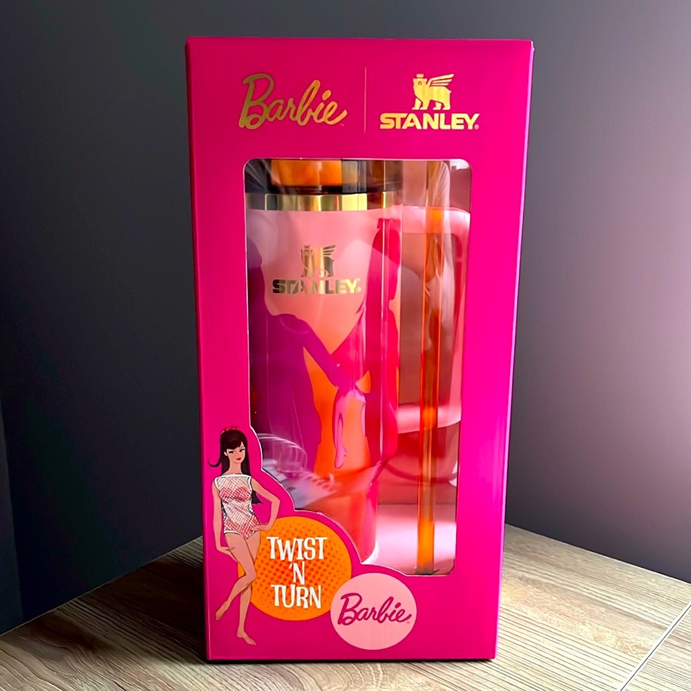 NIB Barbie Twist ‘N Turn 40oz Stanley Tumbler